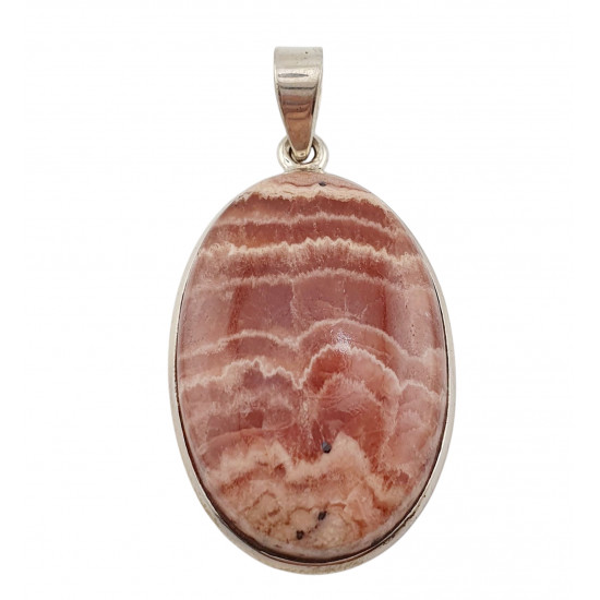 pendant rhodochrosite silver