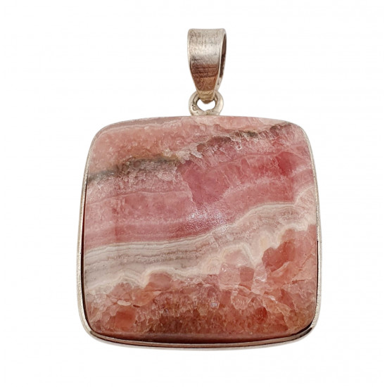 pendant rhodochrosite silver