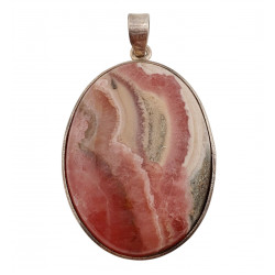 pendant rhodochrosite silver