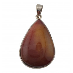 pendentif mookaite argent