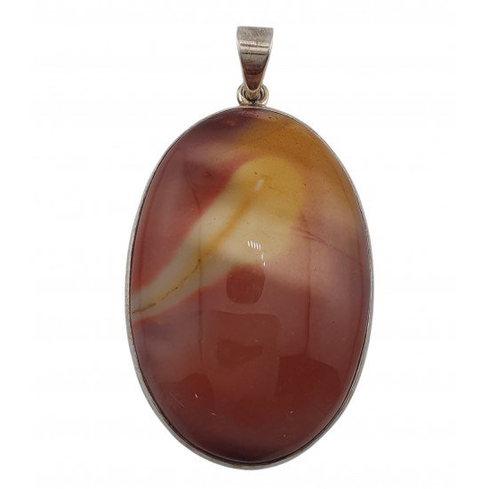 pendant mookaite silver