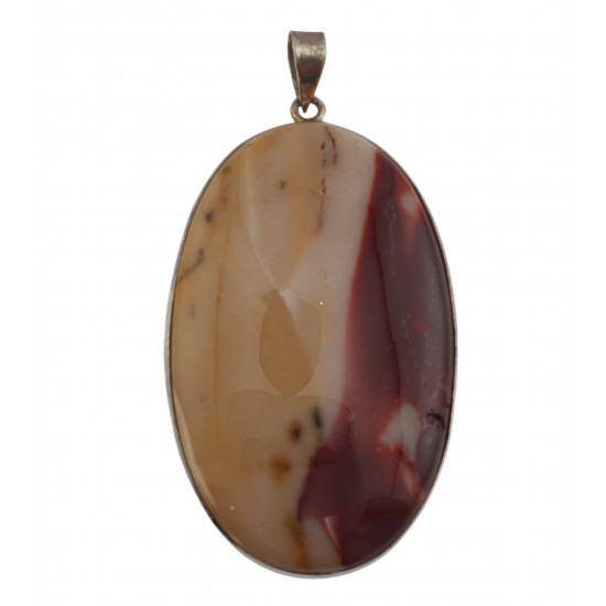 pendant mookaite silver