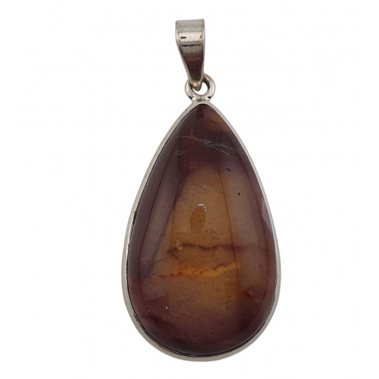 pendant mookaite silver