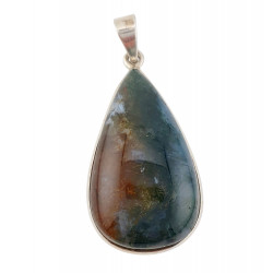 pendant ocean jasper silver