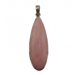 pendant Pink Opal silver