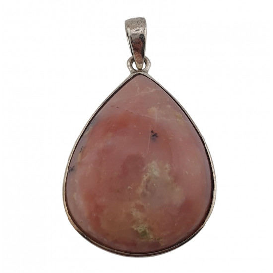 pendant Pink Opal silver