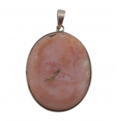 pendant Pink Opal silver