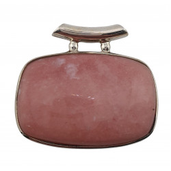 pendant Pink Opal silver