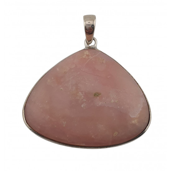 pendant Pink Opal silver