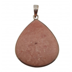 pendant Pink Opal silver