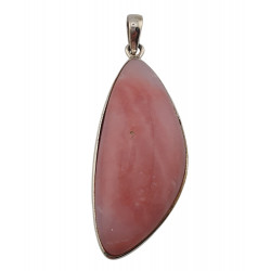 pendant Pink Opal silver