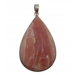 pendant Pink Opal silver