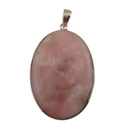 pendant Pink Opal silver