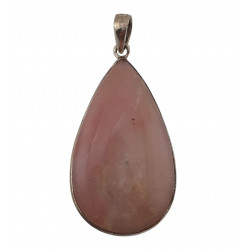 pendant Pink Opal silver