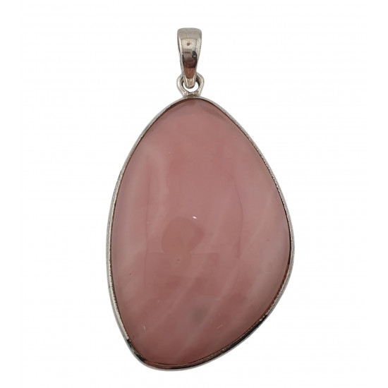 pendant Pink Opal silver