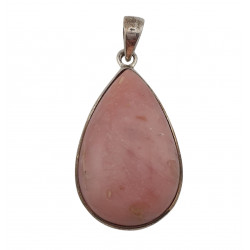 pendant Pink Opal silver