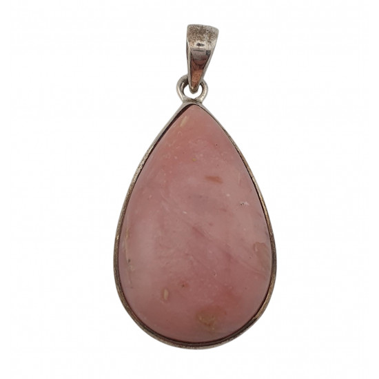 pendant Pink Opal silver