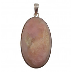 pendant Pink Opal silver