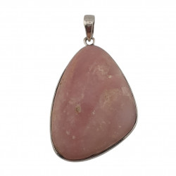 pendant Pink Opal silver