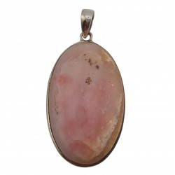 pendant Pink Opal silver