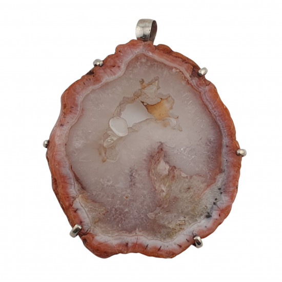 pendentif agate  argent
