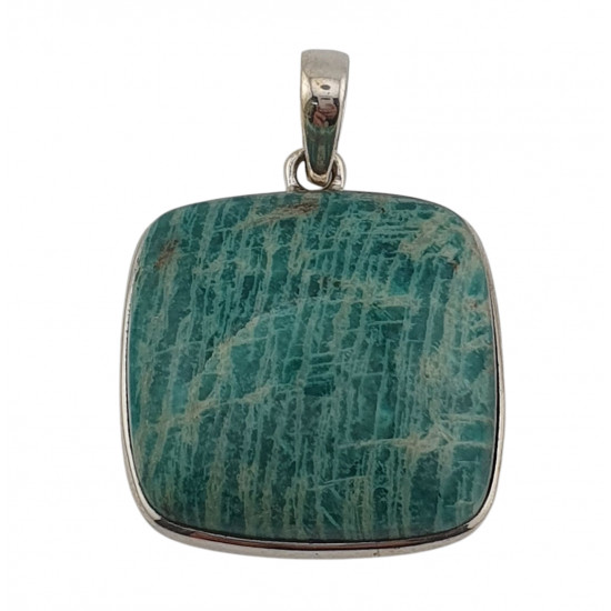 pendant amazonite silver