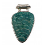 pendentif amazonite argent