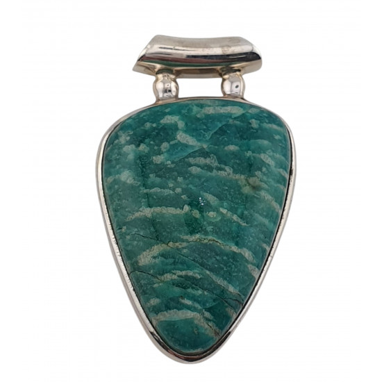 pendant amazonite silver