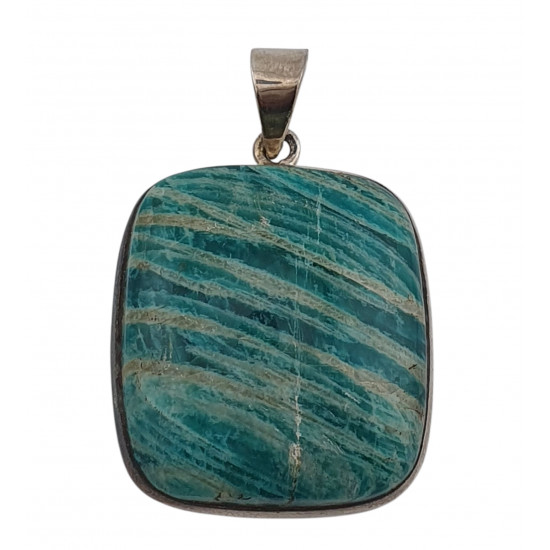 pendant amazonite silver