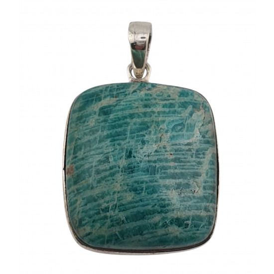 pendant amazonite silver