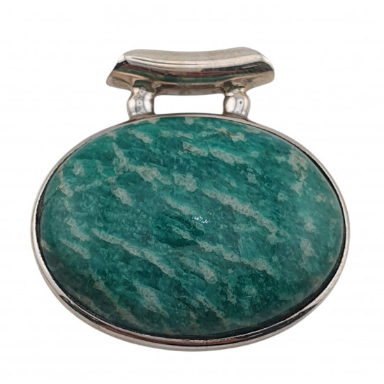 pendant amazonite silver