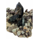 amazonite - hematite - smoky quartz