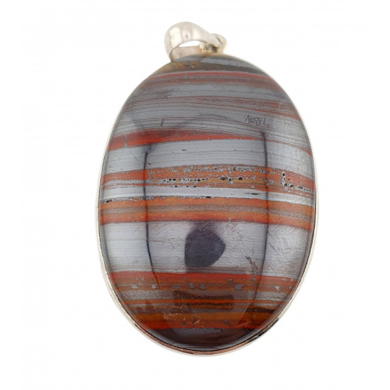 pendant iron eyes silver