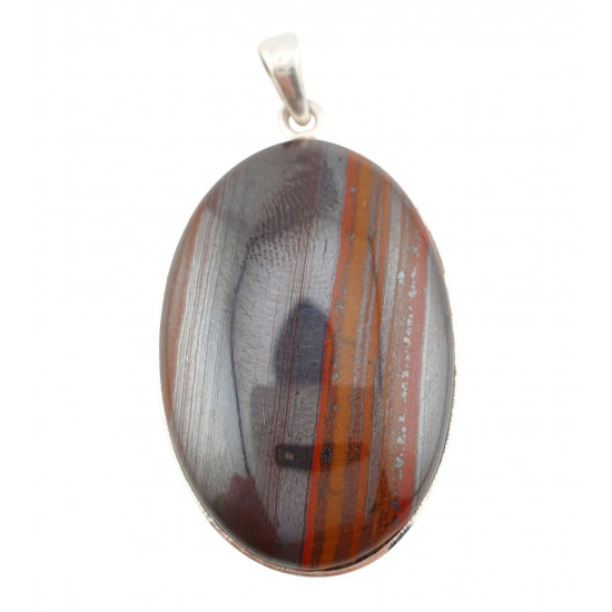 pendant iron eyes silver