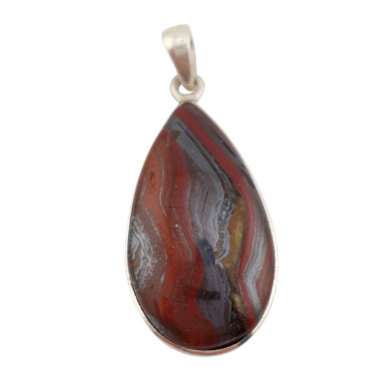pendant iron eyes silver