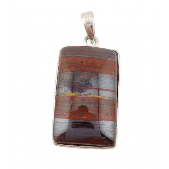 pendant iron eyes silver