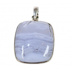 Blue chalcedony pendant