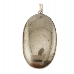 pendant pyrite silver