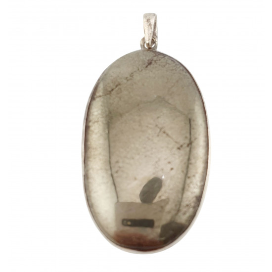 pendant pyrite silver