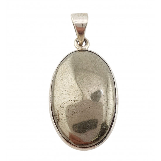 pendant pyrite silver