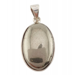 pendant pyrite silver