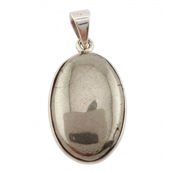 pendant pyrite silver