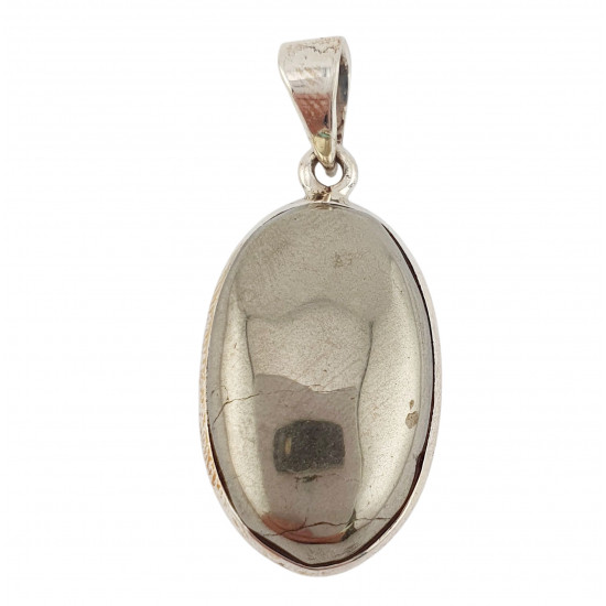 pendant pyrite silver