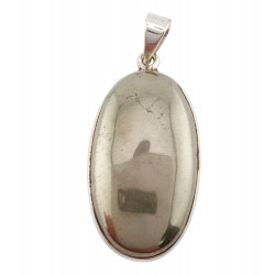 pendant pyrite silver