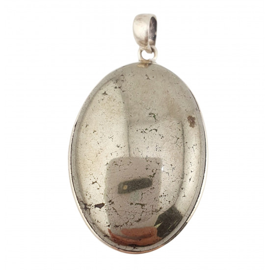 pendant pyrite silver