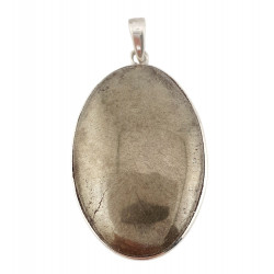 pendant pyrite silver
