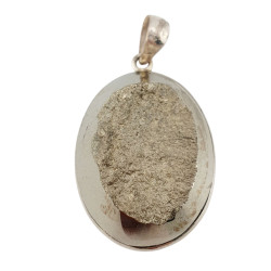pendant pyrite silver