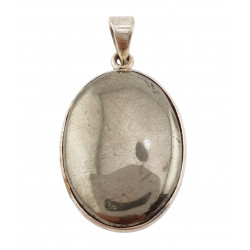 pendant pyrite silver