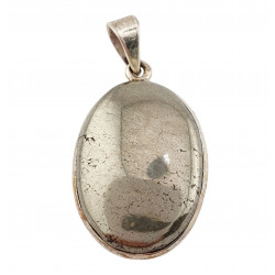 pendant pyrite silver