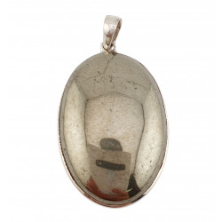 pendant pyrite silver